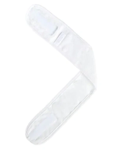 Shop Aquis Lisse Luxe Headband In White