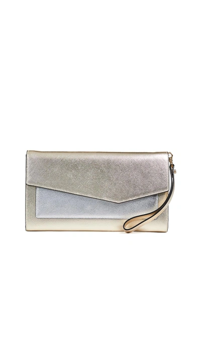 Shop Botkier Cobble Hill Clutch In Gold