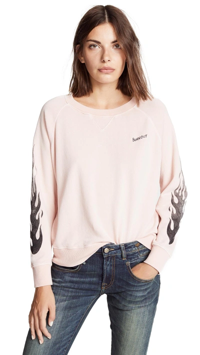 Shop Mother The Square Sweatshirt In Burnout