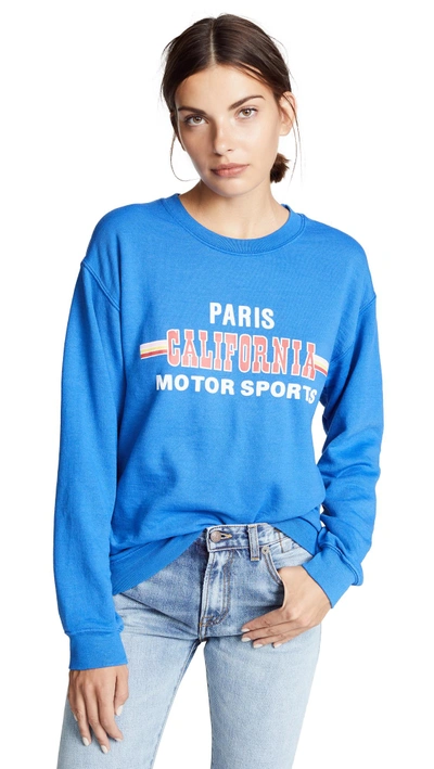 Shop Rxmance Paris Ca Sweatshirt In Royal