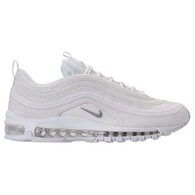 Shop Nike Men's Air Max 97 Casual Shoes In White/wolf Grey/black