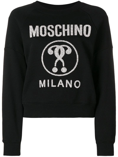 Shop Moschino Logo Print Sweatshirt
