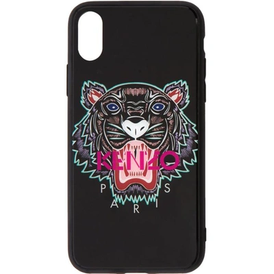 Shop Kenzo Black Tiger Iphone X Case In 99 Black