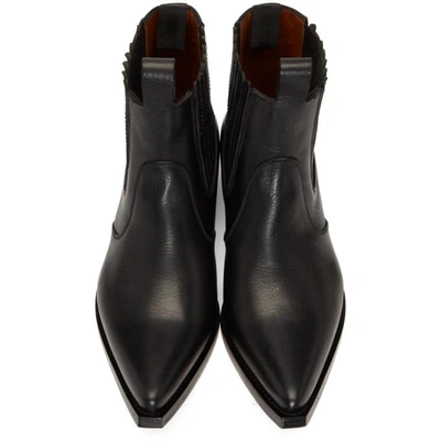 Shop Givenchy Black Cb3 Chelsea Boots In 001 Black