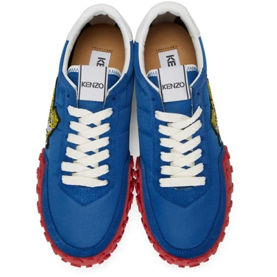 Shop Kenzo Blue  Move Sneakers In 74 Fr Blue