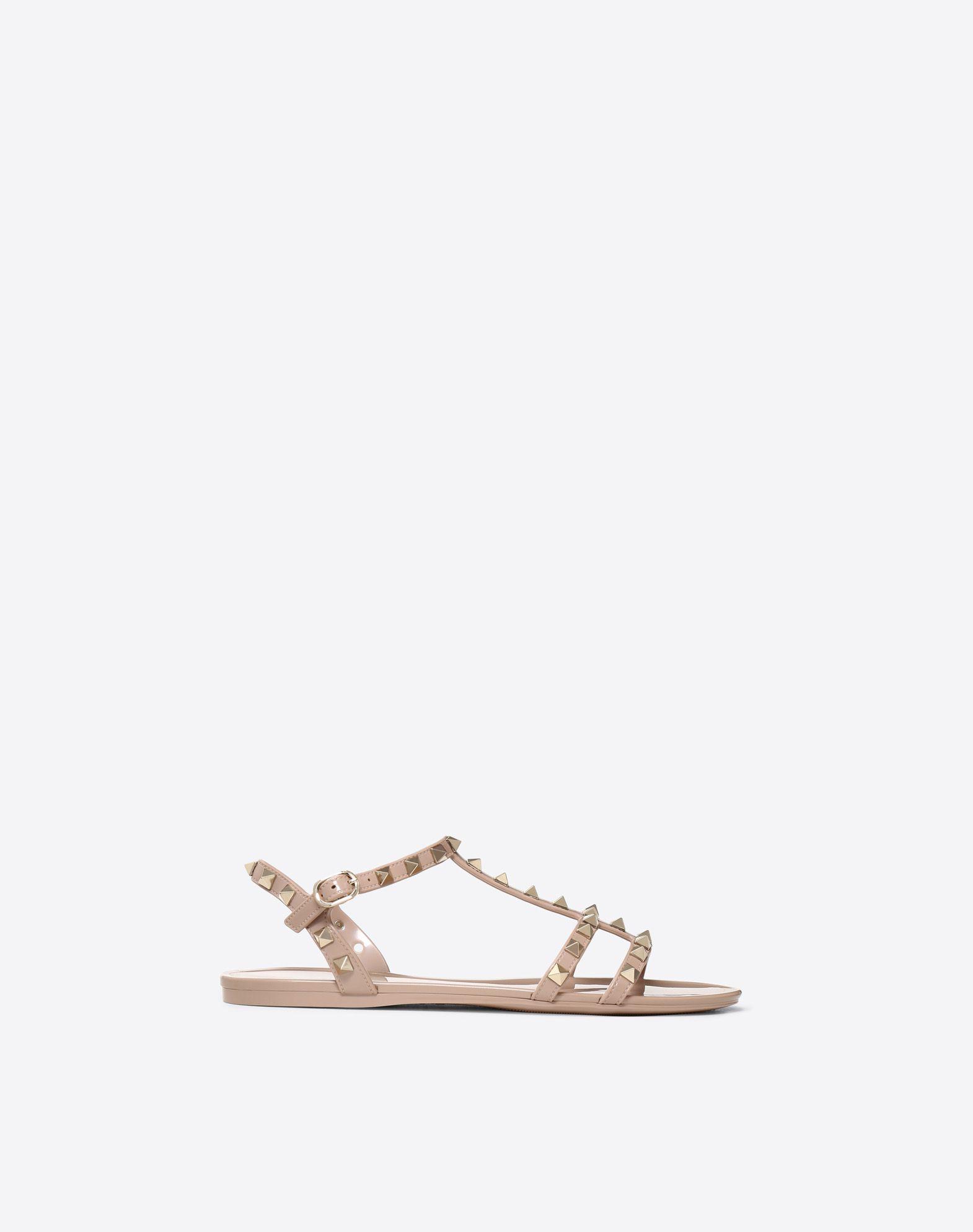 valentino jelly sandals pink