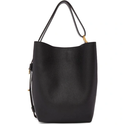 Shop Givenchy Black Medium Gv Bucket Bag
