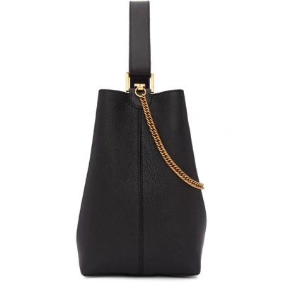 Shop Givenchy Black Medium Gv Bucket Bag