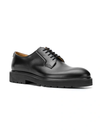 Shop Valentino Garavani Chunky Derby Shoes - Black