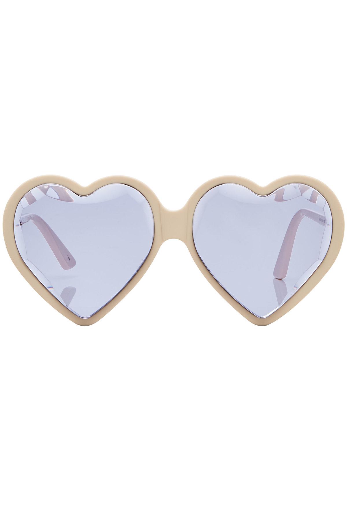 gucci heart shaped sunglasses