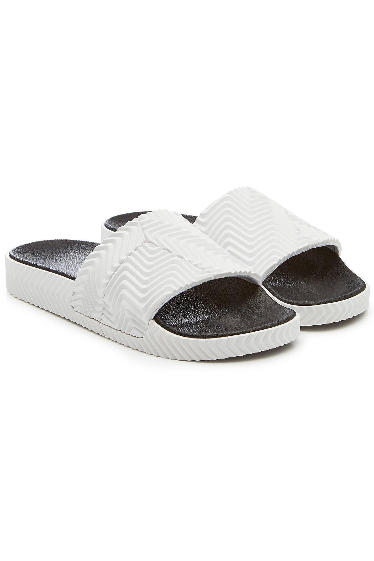 Alexander Wang Adilette Slides In White 