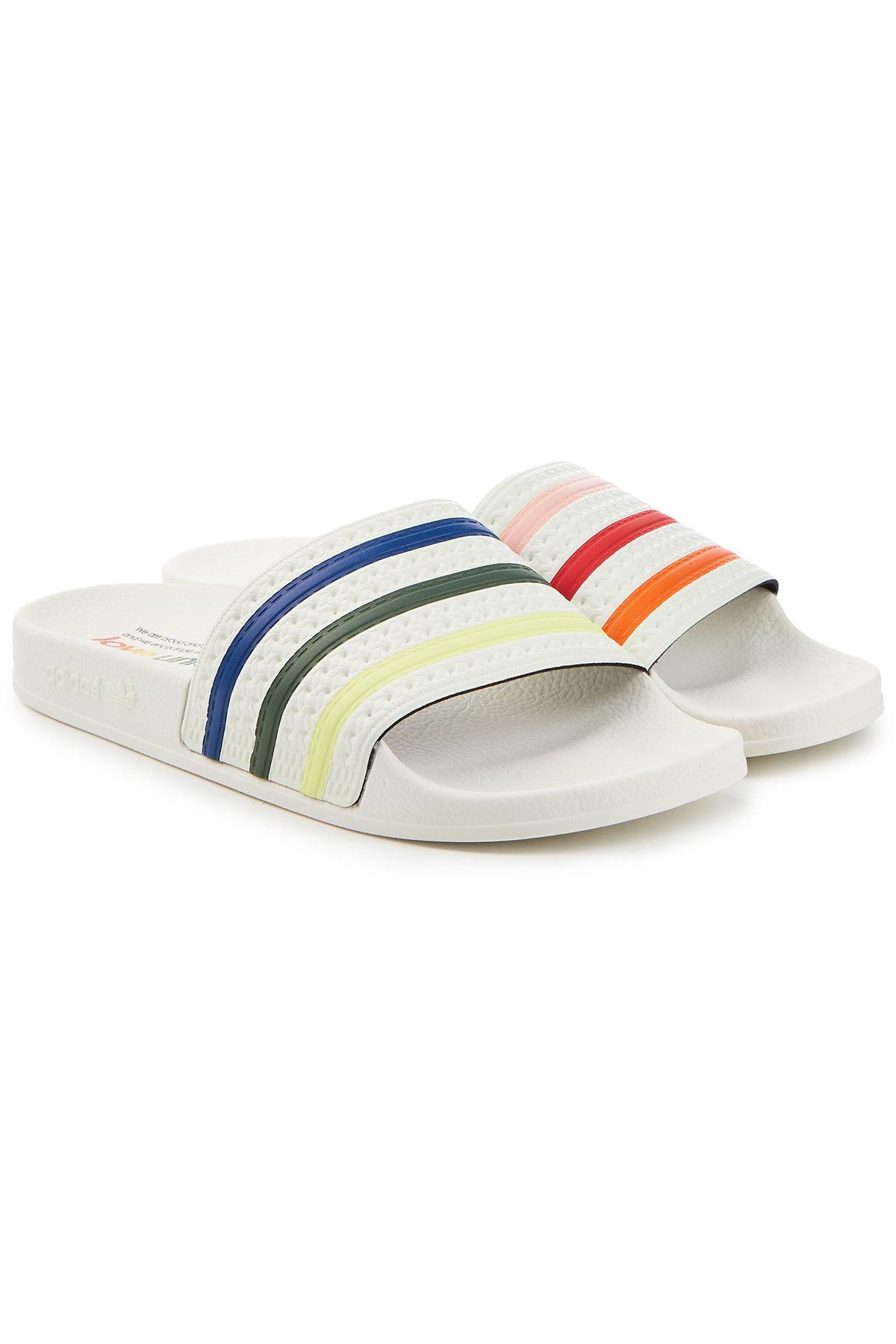 men's adidas adilette pride slide sandals