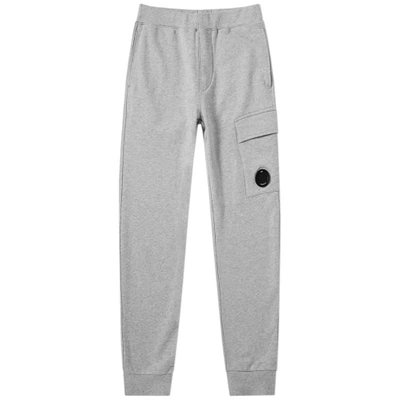 Shop C.p. Company Lens Pocket Cargo Sweat Pant In Grey