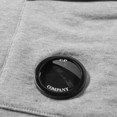 Shop C.p. Company Lens Pocket Cargo Sweat Pant In Grey