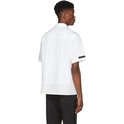 Shop Helmut Lang White On Seam Stitched Pocket Shirt In 100.white