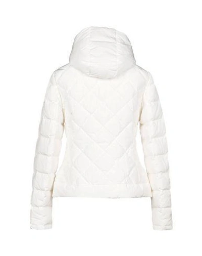 Shop Armani Jeans Down Jackets In White