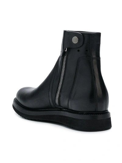 Shop Rick Owens Side-zip Ankle Boots - Black