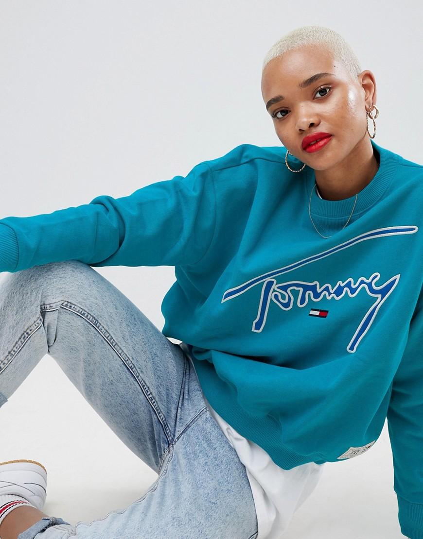 tommy jeans hoodie green