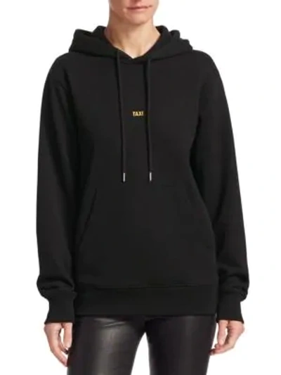 Shop Helmut Lang Taxi London Hoodie In Black