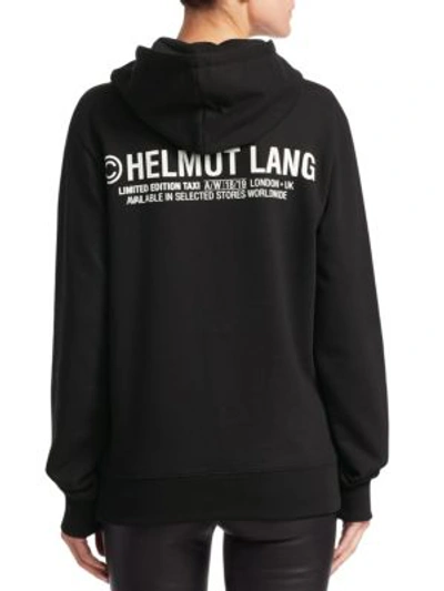 Shop Helmut Lang Taxi London Hoodie In Black
