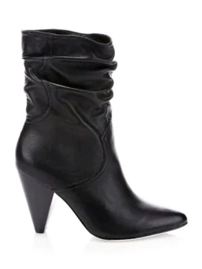 Shop Joie Gabbissy Slouch Ankle Boots In Black