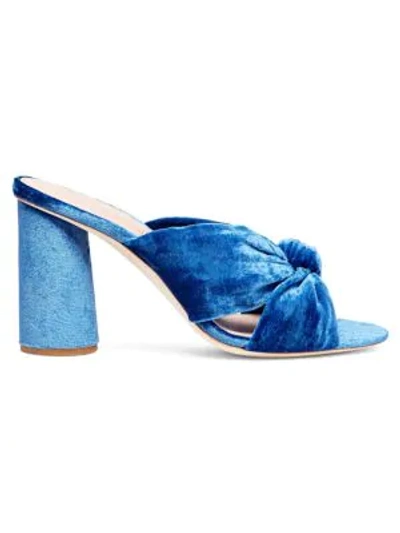 Shop Loeffler Randall Coco High Heel Knot Slide In River