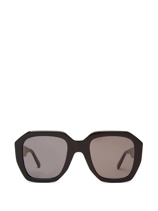 celine oversized black sunglasses