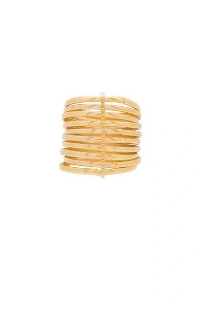 Shop 8 Other Reasons Monica Ring In Metallic Gold