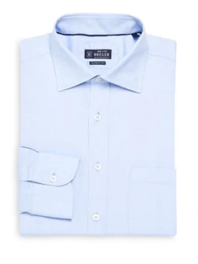 Shop Breuer Regular-fit Dress Shirt In Blue