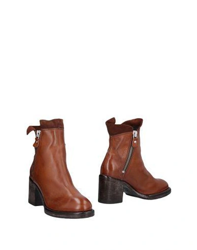 Shop Moma Ankle Boot In Brown