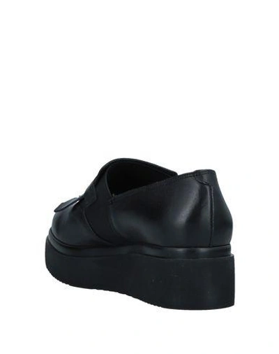Shop Manas Loafers In Black