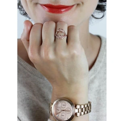 Lee Renee Rose Halo Ring- Rose Gold