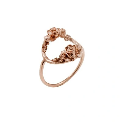 Lee Renee Rose Halo Ring- Rose Gold