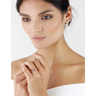 Lee Renee Morganite Petal Ring -rose Gold