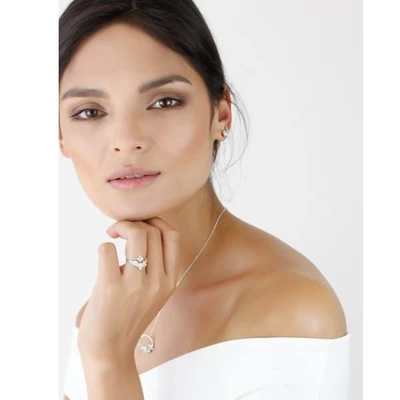 Lee Renee Rose Chevron Ring – Silver