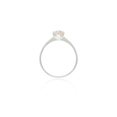 Lee Renee Morganite Petal Ring - Silver