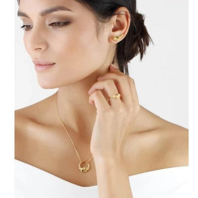 Lee Renee Rose Chevron Ring – Gold