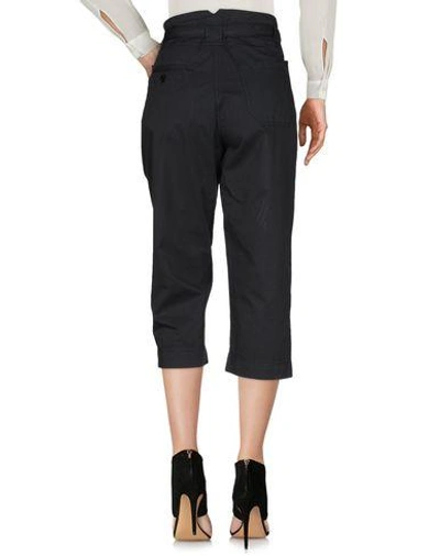 Shop Armani Jeans 3/4-length Shorts In Black