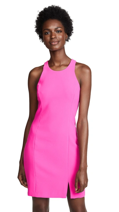 Shop Amanda Uprichard Colada Dress In Hot Pink