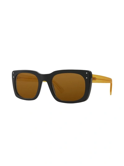 Shop Burberry Eyewear Square Frame Sunglasses - Black