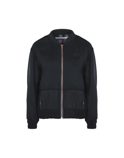 Shop See By Chloé Bomber In Steel Grey