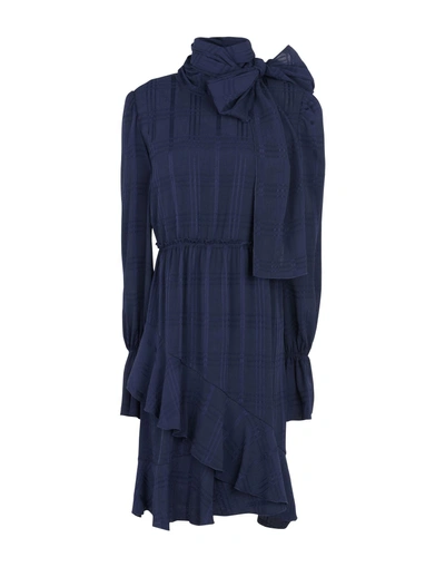 Shop See By Chloé Short Dress In Dark Blue