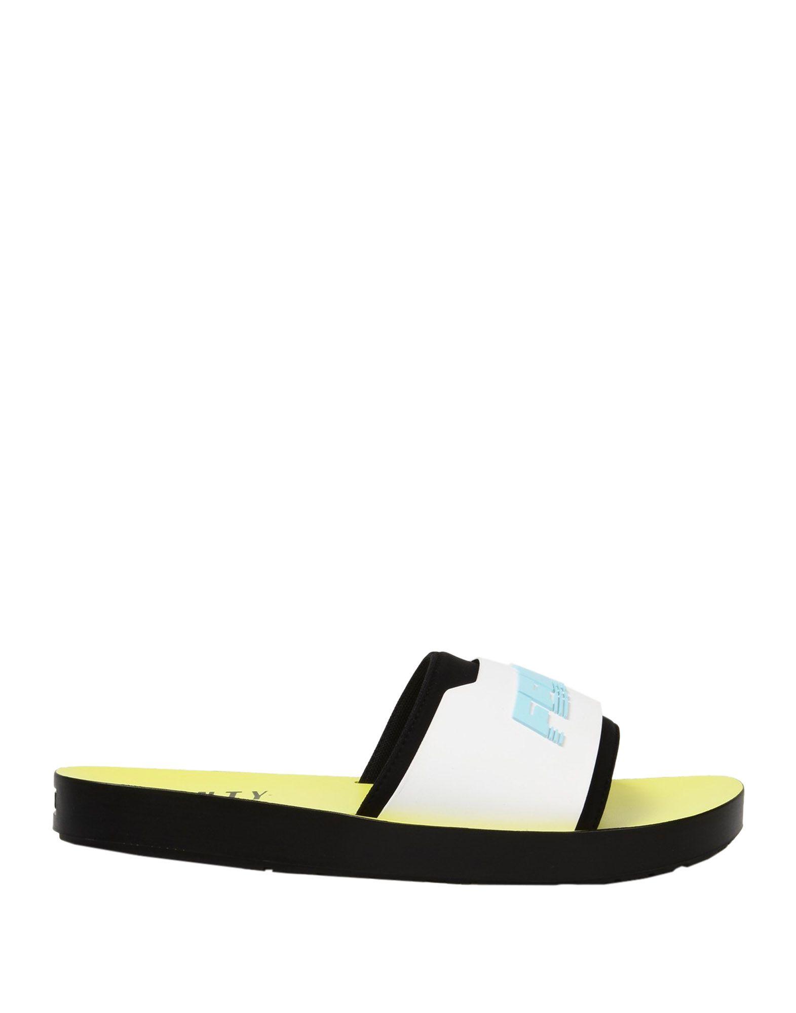 fenty puma slides yellow