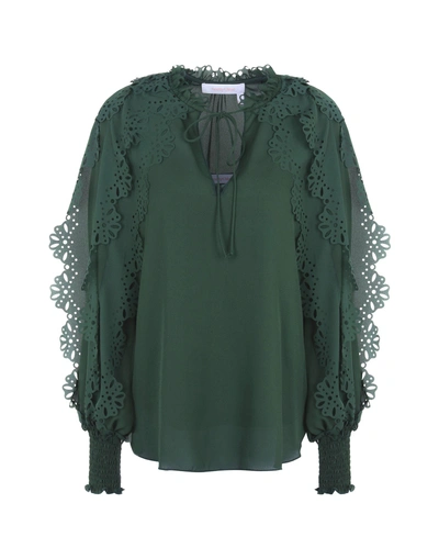 Shop See By Chloé Blouses In Green