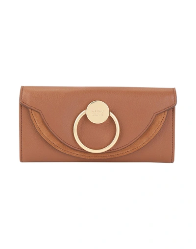 Shop See By Chloé Wallets In Tan