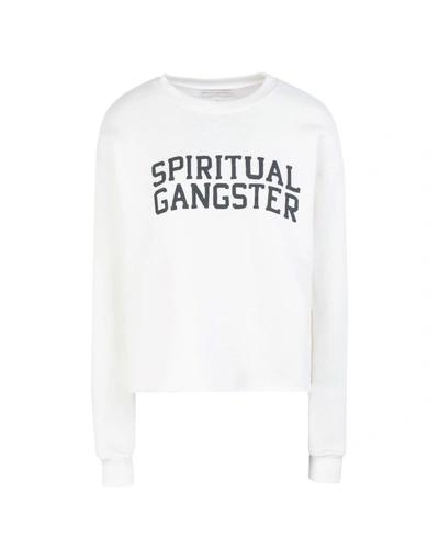 Shop Spiritual Gangster Sweatshirt In Ivory
