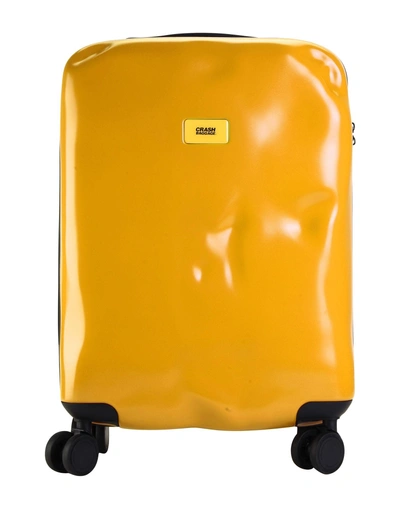 Shop Crash Baggage Wheeled Luggage In Yellow