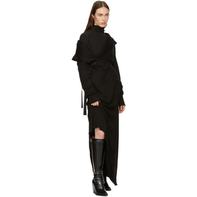 Shop Haider Ackermann Black Panelled Wrap Skirt