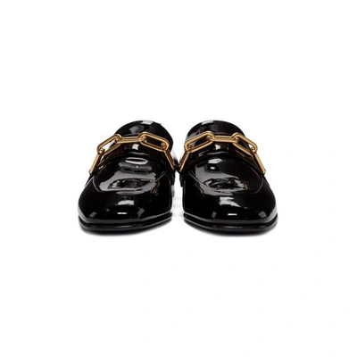 Shop Burberry Black Patent Chillcot Loafer