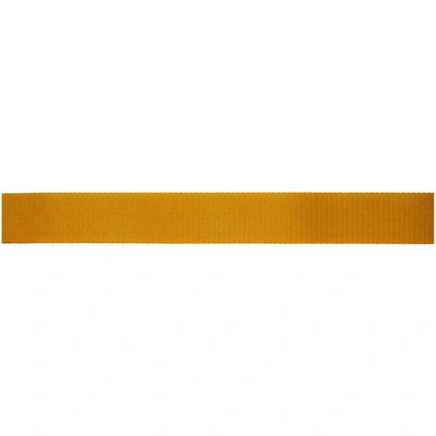 Shop Heron Preston Orange Tape Belt In Orange/blac